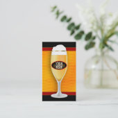 カスタマイズ可能なビールの名刺 名刺 (スタンド正面)