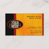 カスタマイズ可能なビールの名刺 名刺 (裏面)