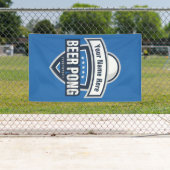 カスタマイズ可能なビールPong選手権のロゴ 横断幕 (インサイチュ)