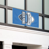 カスタマイズ可能なビールPong選手権のロゴ 横断幕 (ビルの外側)