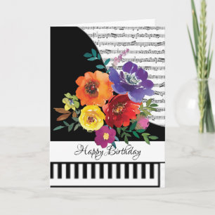 カスタマイズ可能なピアノカード カード
