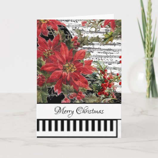 カスタマイズ可能なピアノカード カード (正面)