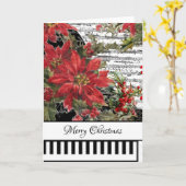 カスタマイズ可能なピアノカード カード (黄色い花)