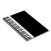 カスタマイズ可能なピアノキーボードノートブック ノートブック (右側)
