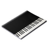 カスタマイズ可能なピアノ鍵ノート ノートブック (左側)