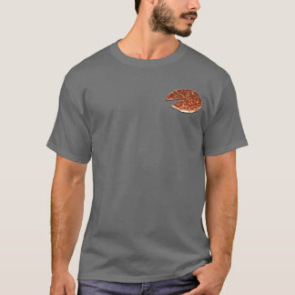 カスタマイズ可能なピザTシャツ(前部/背部) Tシャツ