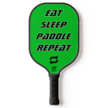 カスタマイズ可能なピックルボールパドル Eat Sleep Paddle Repeat