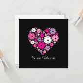 カスタマイズ可能なピックルボール 💘 バレンタイン カード (正面/裏面インサイチュ)