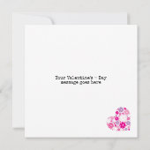 カスタマイズ可能なピックルボール 💘 バレンタイン カード (裏面)