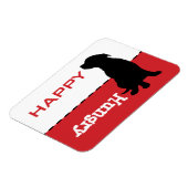 カスタマイズ可能なピッ食べ物を与えト牛の犬の磁石のサイン マグネット (左側)