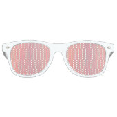 カスタマイズ可能なピンクと紫の空 レトロサングラス (正面)