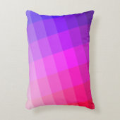 カスタマイズ可能なピンクの日没の色- アクセントクッション (正面(垂直))