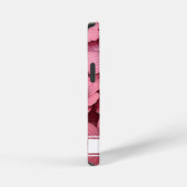 カスタマイズ可能なピンクの花フローラiPhone 12ケース iPhoneケース (右側面)