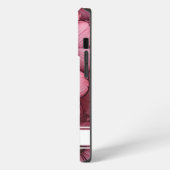 カスタマイズ可能なピンクの花フローラiPhone 13ケース iPhoneケース (左側面)