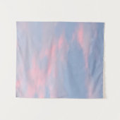 カスタマイズ可能なピンクの雲 タペストリー (正面(横))