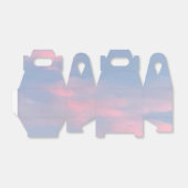 カスタマイズ可能なピンクの雲 フェイバーボックス (折り畳みなし)