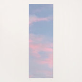 カスタマイズ可能なピンクの雲 ヨガマット (裏面)