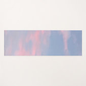 カスタマイズ可能なピンクの雲 ヨガマット (正面(横))