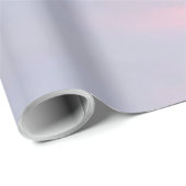 カスタマイズ可能なピンクの雲 ラッピングペーパー (ロールコーナー)