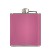 カスタマイズ可能なピンクフラスコ フラスク (裏面)