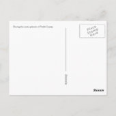 カスタマイズ可能なピンクマグノリア花はがき ポストカード (裏面)