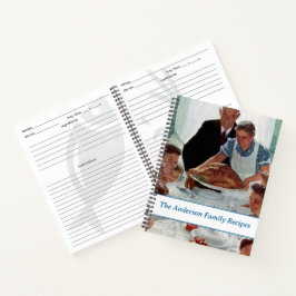 カスタマイズ可能なファミリレシピブック ノートブック
