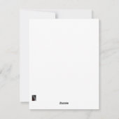 カスタマイズ可能なファミリーオーナメントクリスマスカード シーズンカード (裏面)