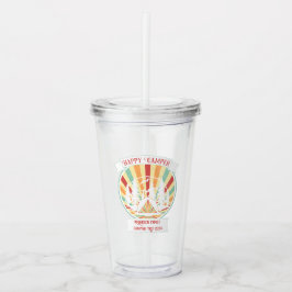 カスタマイズ可能なファミリーキャンプに一致する、名前を追加 アクリルタンブラー