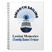 カスタマイズ可能なファミリークルーズバケーションスムーズなセーリング ノートブック (正面)