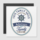 カスタマイズ可能なファミリークルーズマグネット (正面/裏面)