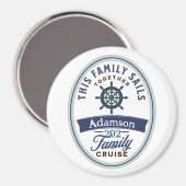 カスタマイズ可能なファミリークルーズマグネット マグネット (正面/裏面)