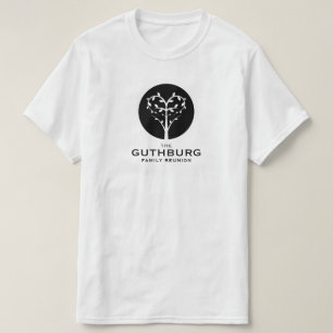 カスタマイズ可能なファミリーツリー懇親会 Tシャツ