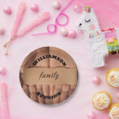 カスタマイズ可能なファミリ懇親会紙プレート ペーパープレート (パーティー)