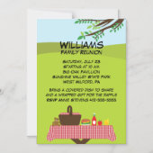 カスタマイズ可能なファミリ懇親会 マグネット招待状 (正面)