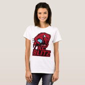 カスタマイズ可能なファンウェア Blitz Tシャツ (正面フル)