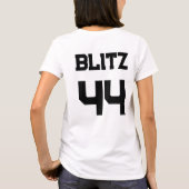 カスタマイズ可能なファンウェア Blitz Tシャツ (裏面)