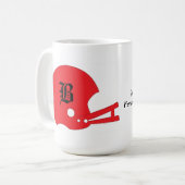 カスタマイズ可能なファンタジーのフットボールのコーヒー・マグ コーヒーマグカップ (正面左)