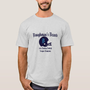 カスタマイズ可能なファンタジーのフットボールのTシャツ Tシャツ