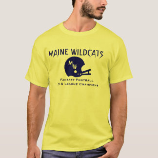 カスタマイズ可能なファンタジーのフットボール選手権のTシャツ Tシャツ