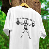 カスタマイズ可能なフィットネスクラブウエイトリフターデザイン Tシャツ