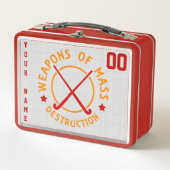 カスタマイズ可能なフィールドホッケーランチボックス メタルランチボックス (正面)