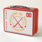 カスタマイズ可能なフィールドホッケーランチボックス メタルランチボックス (裏面)