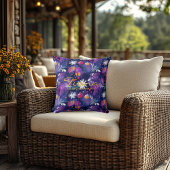 カスタマイズ可能なフェスティバルウィンタークッション – 紫 クッション