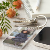 カスタマイズ可能なフォトアクリルキーチェーン キーホルダー (正面右)