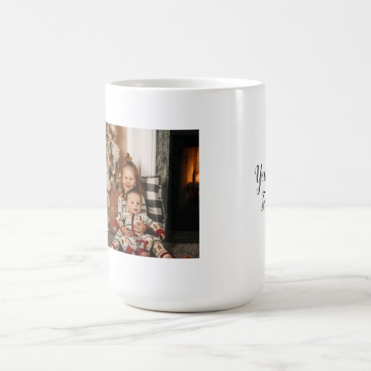 カスタマイズ可能なフォトギフトマグパーソナライズされたメッセージ コーヒーマグカップ (中央)
