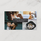 カスタマイズ可能なフォトグラファーのポートフォリオ 名刺 (正面)