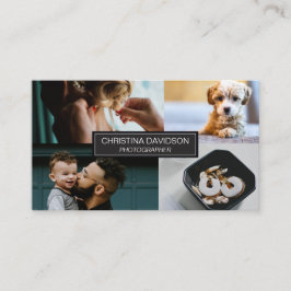 カスタマイズ可能なフォトグラファーのポートフォリオ 名刺