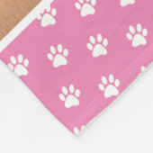 カスタマイズ可能なフォトコラージペットドッグ名 フリースブランケット (角)