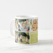 カスタマイズ可能なフォトコラージュのマザー定義 コーヒーマグカップ (正面左)