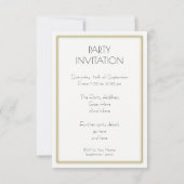 カスタマイズ可能なフォトディスコパーティの招待状 招待状 (裏面)